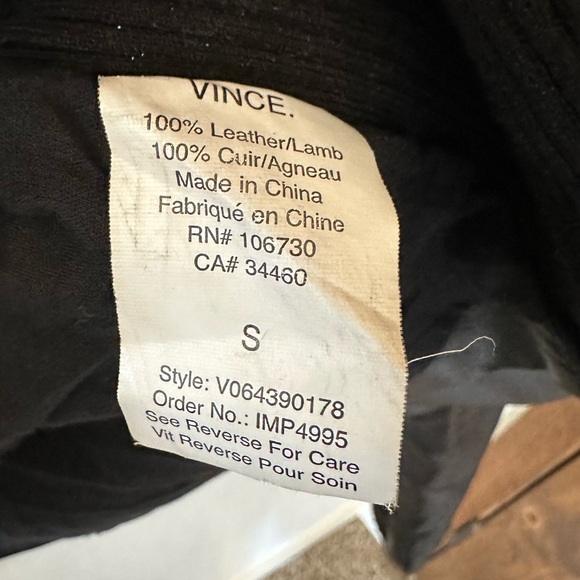 Vince Leather Scuba Moto Jacket - Picture 10 of 15